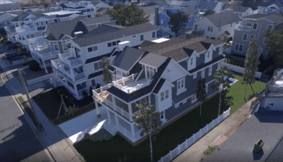 Drone Video with Virtual Rendering of New Home