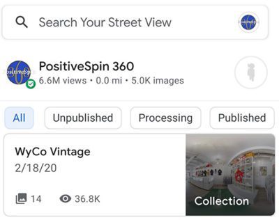 WyCo Vintage Google Street View Stats